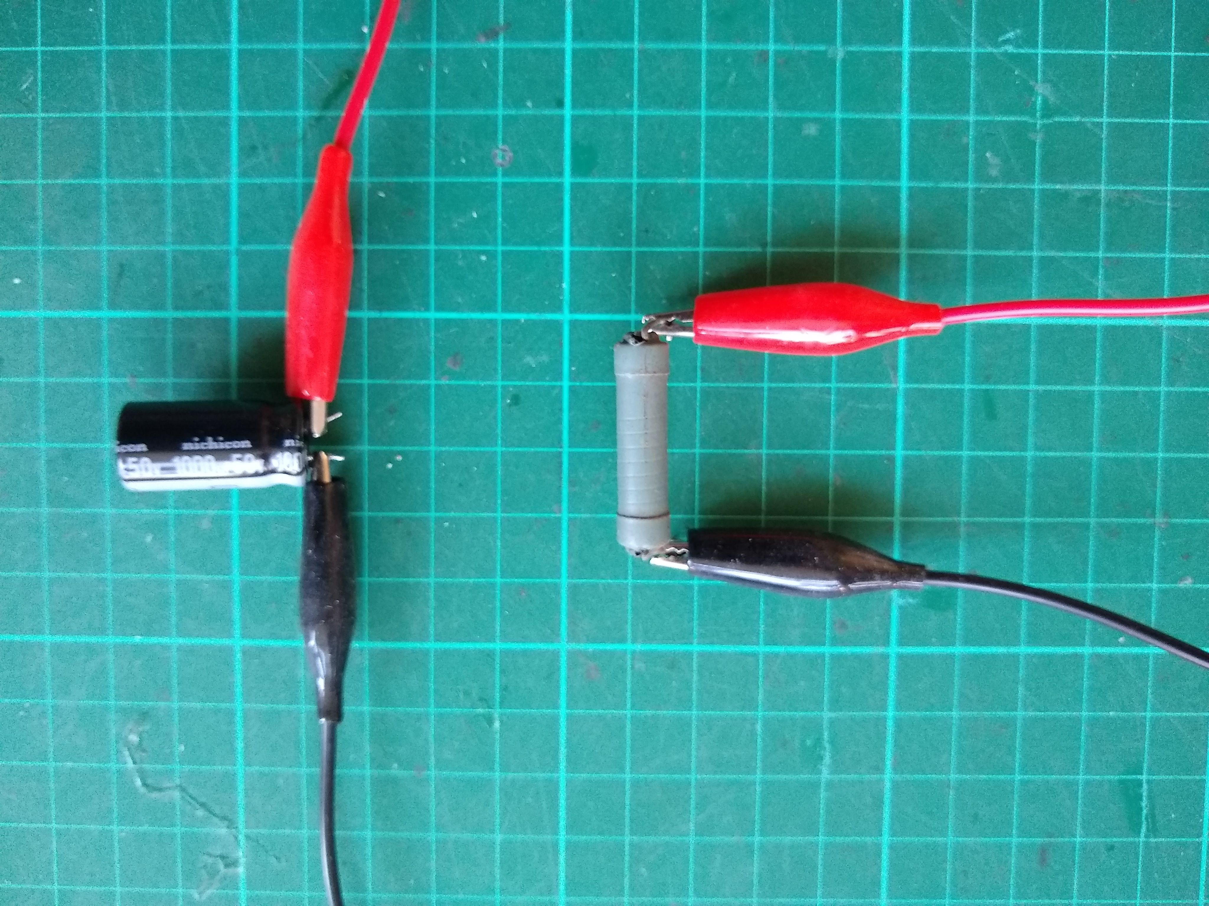 Resistor Capacitor setup image