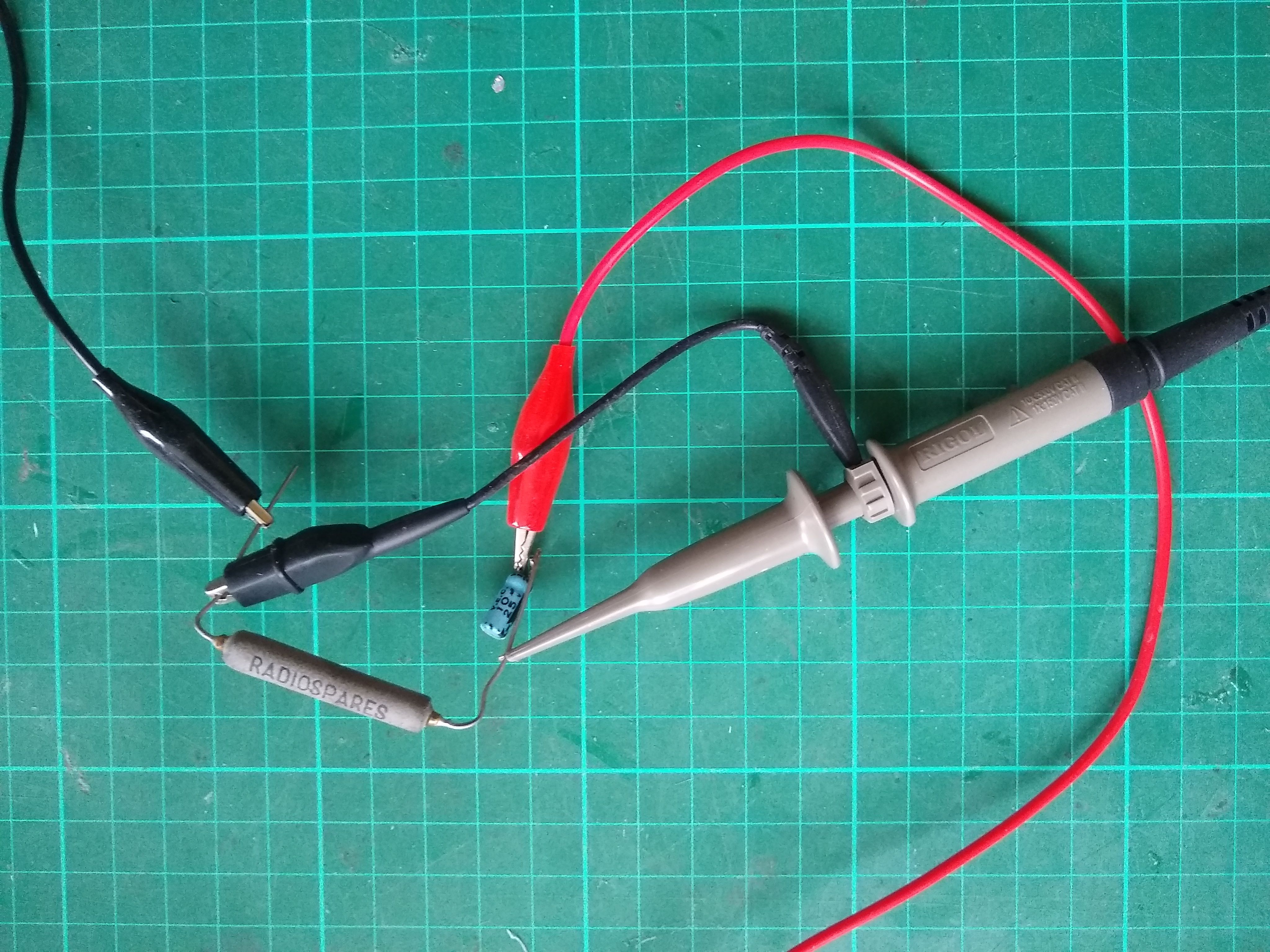 Resistor Capacitor setup image